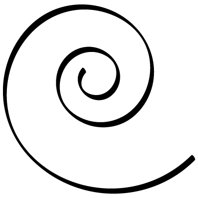 spiral calligraphic