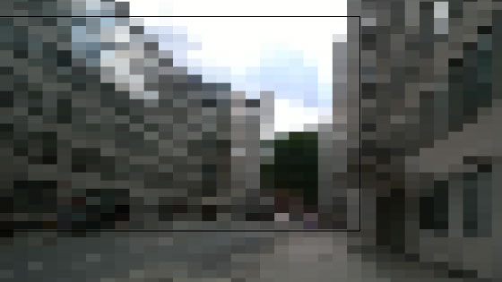 applied mosaic rectangles for the street in London