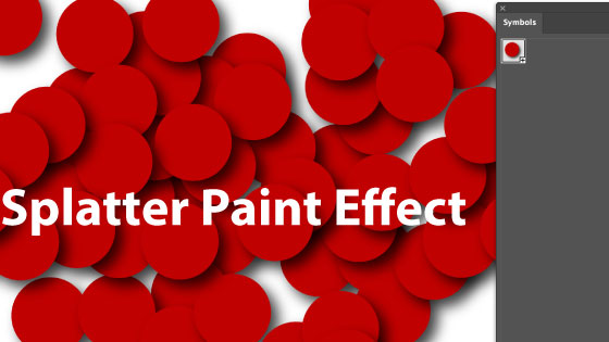 sIllustrator spray paint splatter effect