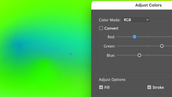 freeform gradient adjust color balance