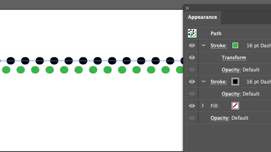 dotted line