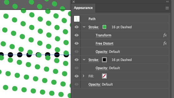 dotted line