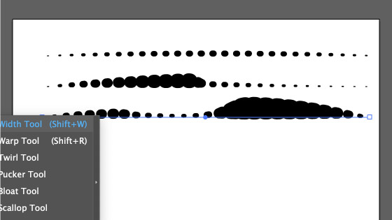 dotted line