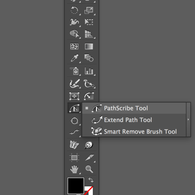vectorscribe Illustrator plugin toolbar