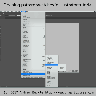 how to open swatches in Adobe Illustrator