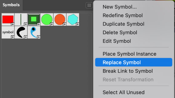 replace symbol