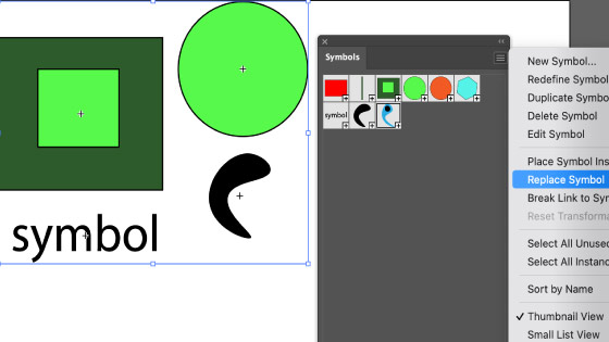 replace symbol
