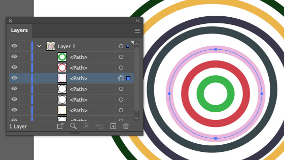 concentric circles