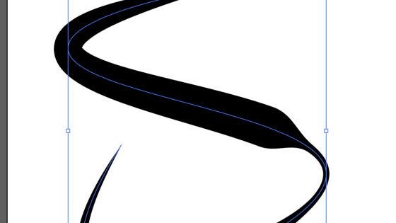 width tool added to the line