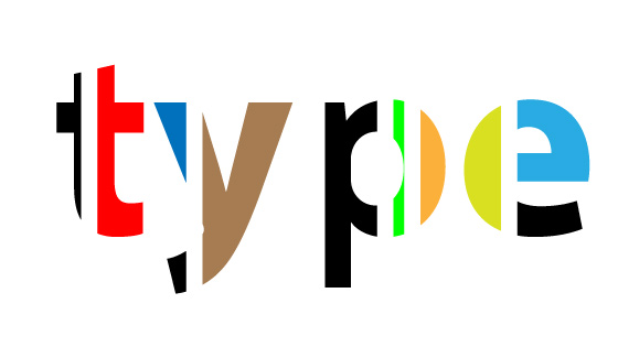 colored type