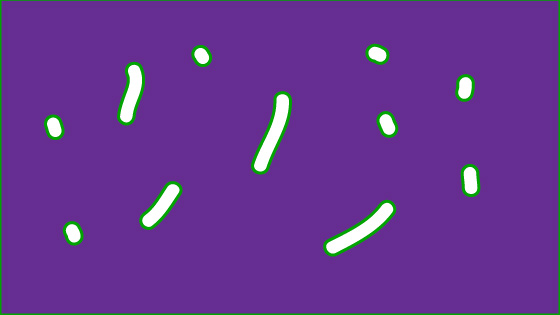 cut through holes in designs using the path eraser tool