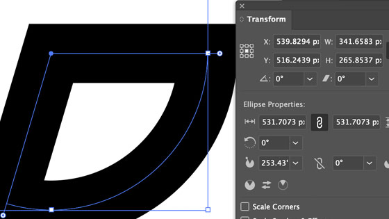 live ellipse tool