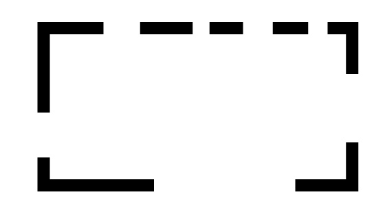 path eraser applied to a rectangle and fragmented the design into smaller paths