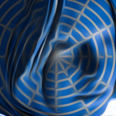 oil paint and polar grid tool and selections in Photoshop