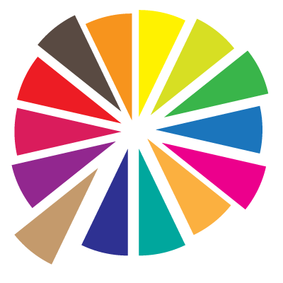 radial pie slice designs in Adobe Illustrator