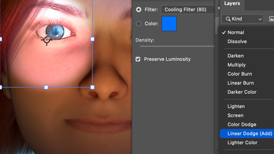 adjustment layers