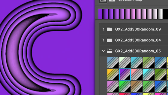 gradient map