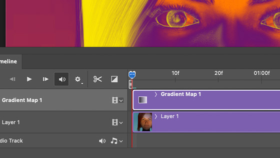 gradient map
