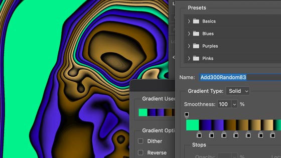gradient map