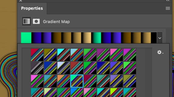gradient map