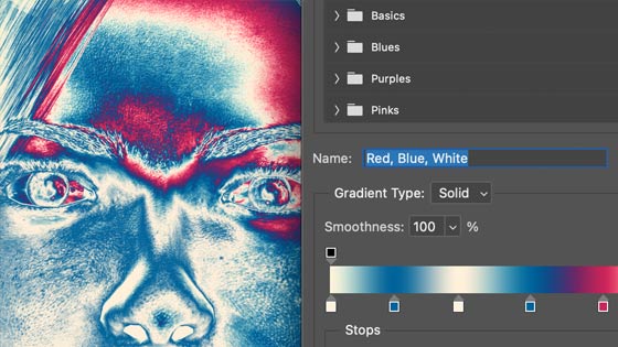 gradient map