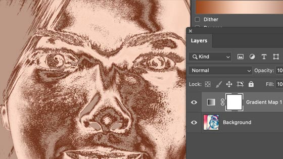 gradient map