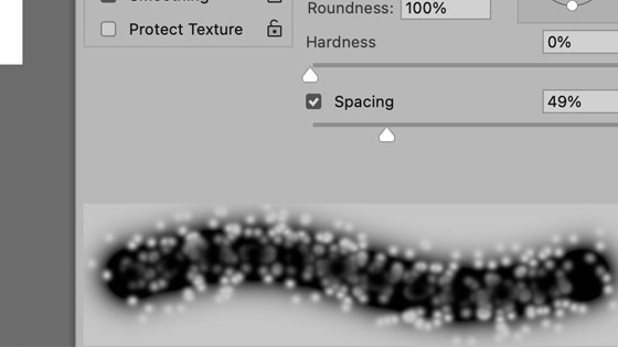 brush size