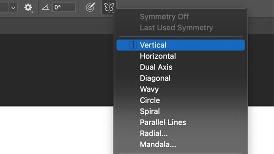 symmetry brushes photoshop