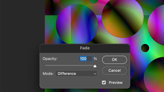 displace filter channels fade and blend