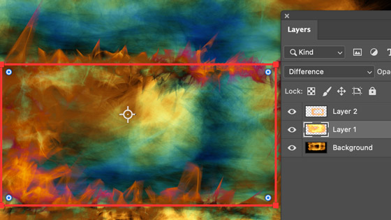 flame filter and blending modes