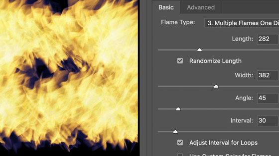 flame filter super intense fire