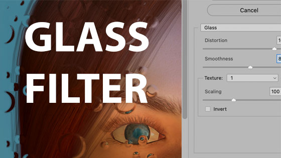 glass filter effect for Photoshop