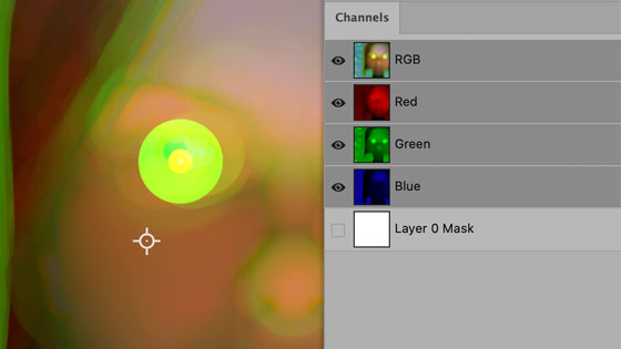 maximum filter channels used via panel in Photoshop