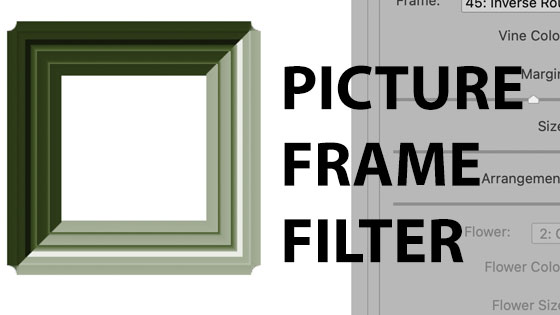 picture frame border edge in Photoshop