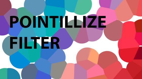 pointillize filter effect in Photoshop