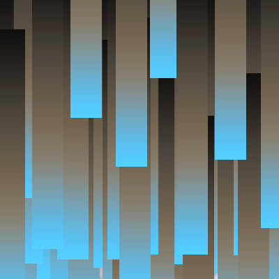 vertical gradients and selections and applied in Photoshop