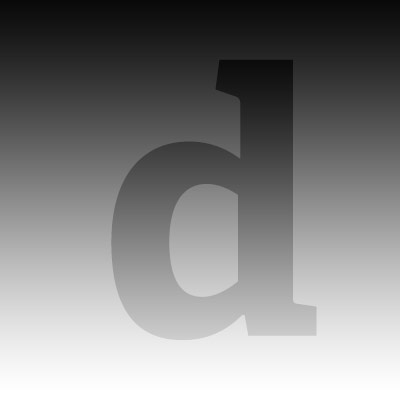 type and vertical gradient apply in Photoshop
