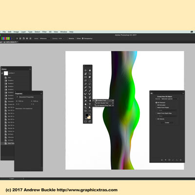 photoshop gradients effects 3D