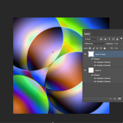 multiple layer styles multiple gradient overlays in Photoshop