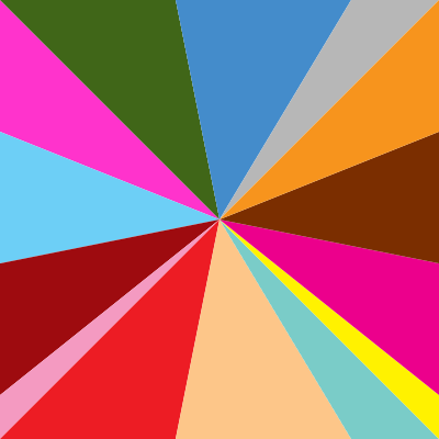 color triangle pattern filled