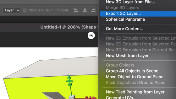 3d extrusion shapes