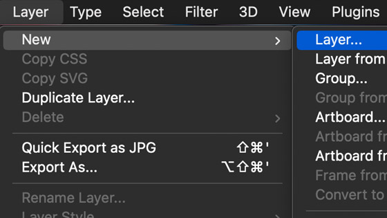 new layer shapes blending
