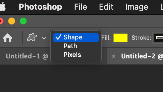 shapes blending