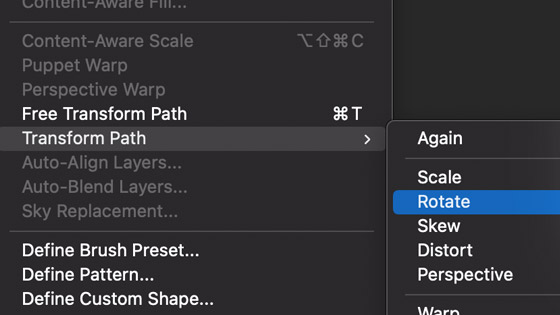 rotate shapes