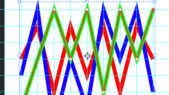 zigzag shape