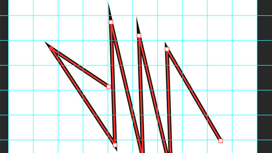 zigzag shape