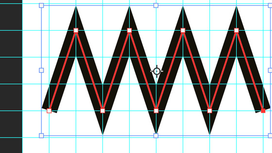 zigzag shape