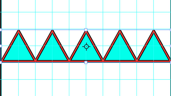 zigzag shape
