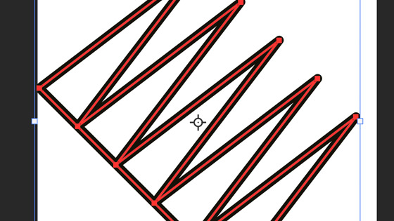 zigzag shape