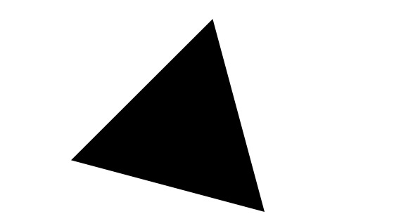 triangle basic design at an angle in Photoshop